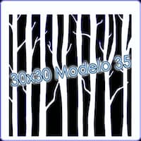 - Stencil 30x30cm Modelo 035 -